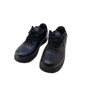 Nike Air Force 1 Black Blue Reflective Translucent Mens 12.5